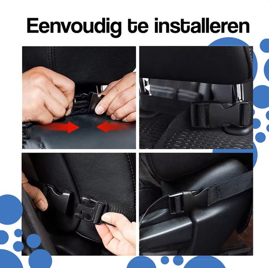 DIVERZA Auto Organizer - Luxe Autostoel Beschermer - Met Tablet Houder Voor Kinderen van DIVERZA — afbeelding 3