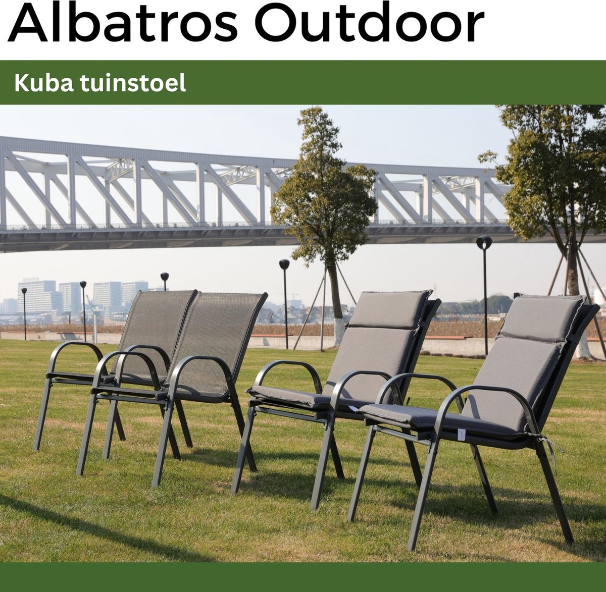 Albatros Kuba - Stapelbare Tuinstoelen thumbnail 3