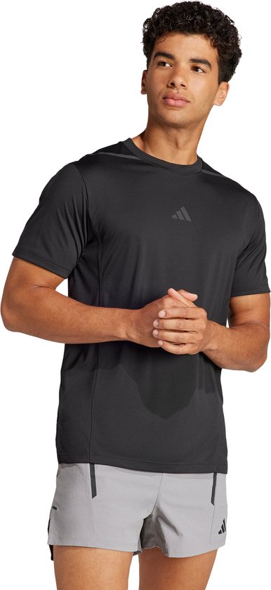 adidas Performance Designed for Training Adistrong Workout T-shirt - Heren - Zwart- XL