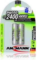 Ansmann NiMH batterij Mignon 2400mAh Foto blisterverpakking van 2
