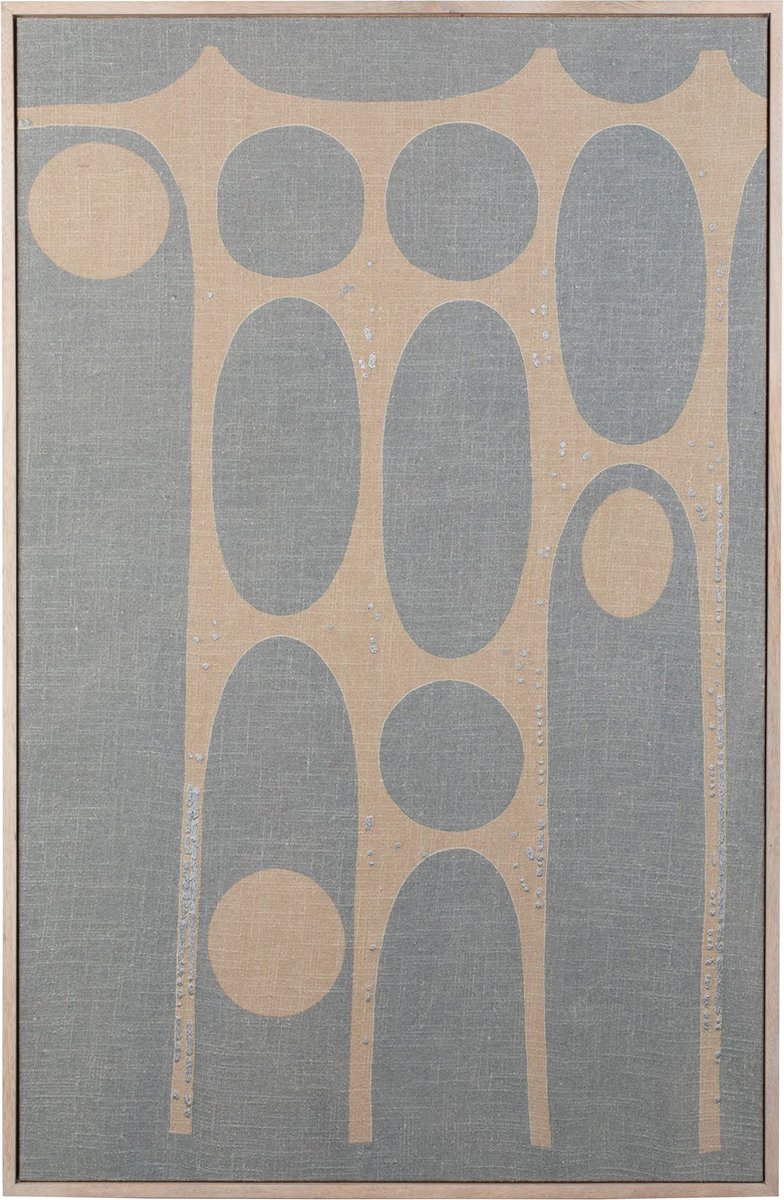 Galaxy Wanddecoratie Blauw/Beige