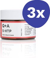 Q+A 5-HTP Gezichtscreme (anti-rimpel) (3x 50g)