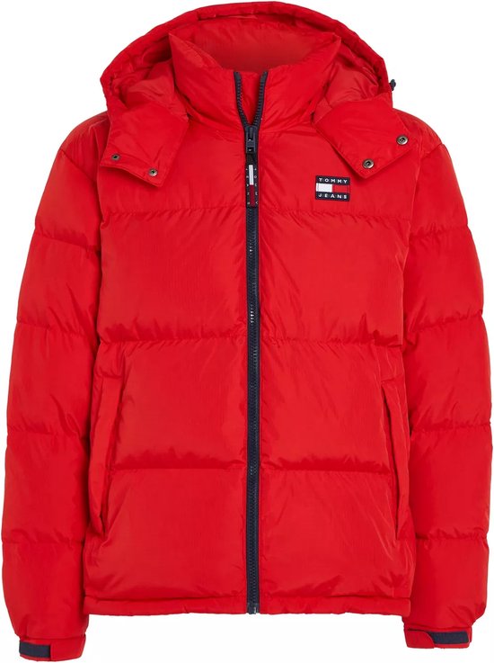 Tommy Jeans - Veste pour homme Winter Alaska Puffer Jacket - Rouge - Taille M