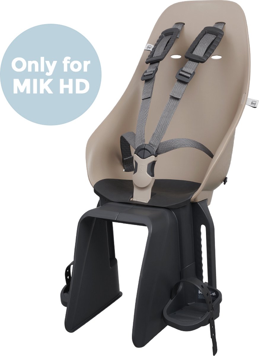 Urban Iki fietsstoeltje achter ta-ke mik hd - inaho beige/ bincho black