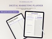 GlobalGlas - 7-Daagse Planner - Weekplanner - Marketing Planner - Digitaal Invulbaar - Haal Meer Uit je Dag - Stroomlijn je dagen