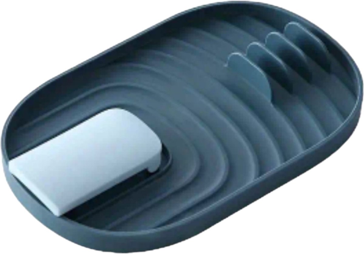 AliRose - Kitchen Tools - Deksel Houder - Spatel Houder - Duurzaam - Donker Blauw