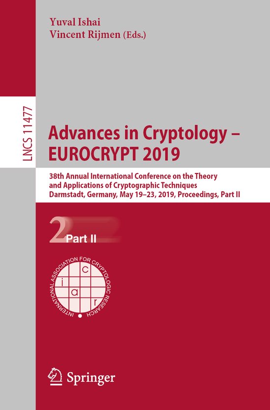 Lecture Notes in Computer Science11477- Advances in Cryptolo ... - cover