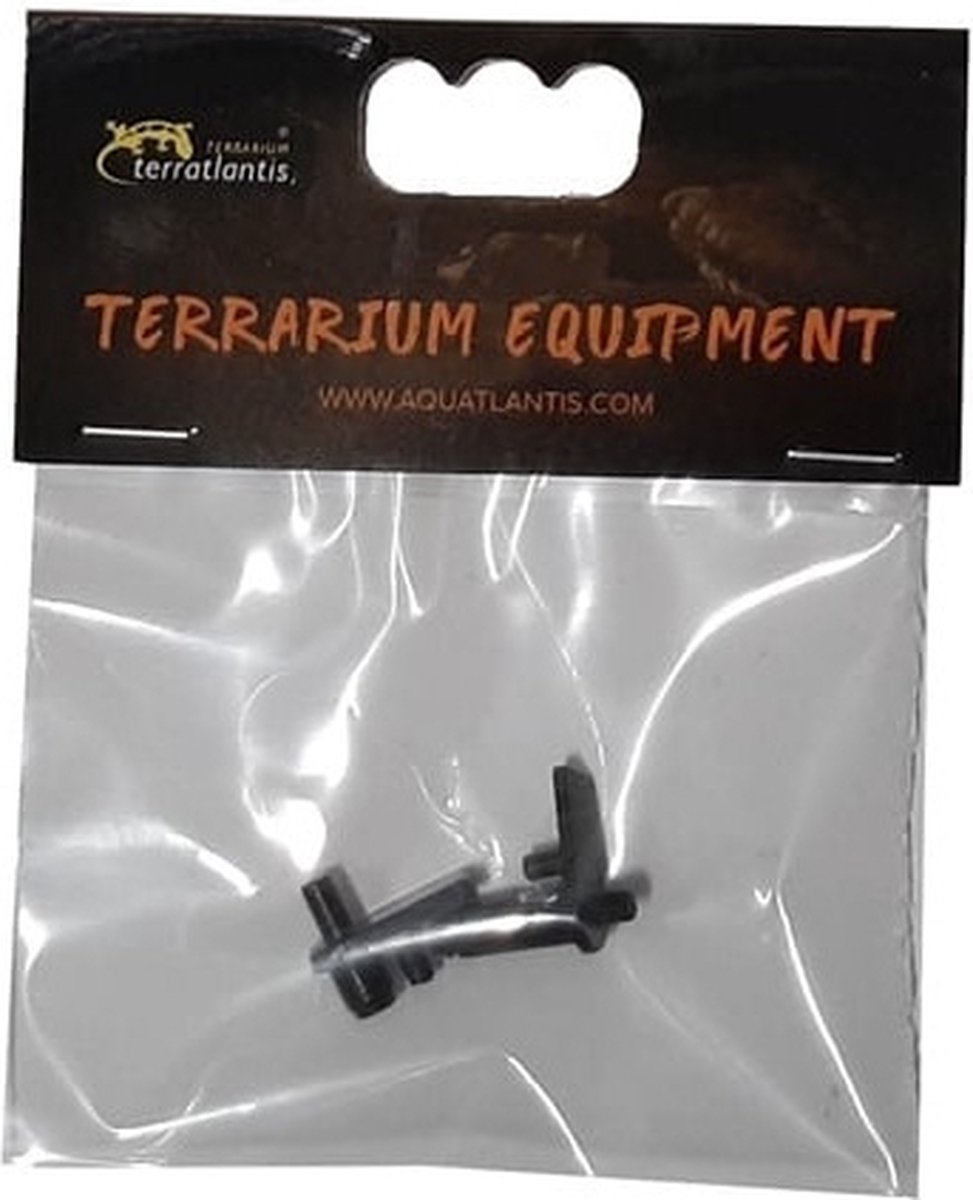 TerrAtlantis Terratkantis Scharnierset Voor Terrarium Rechts | metalen reservescharnieren voor glazen terrariumdeuren