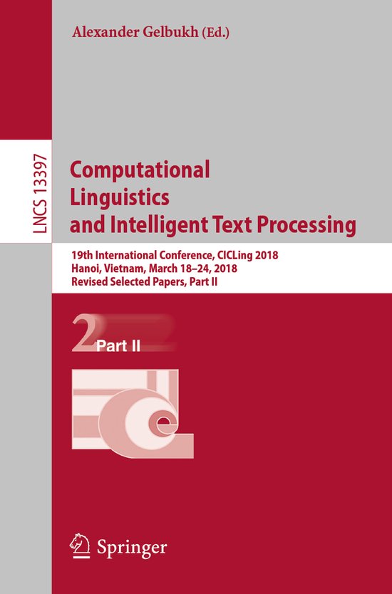 Lecture Notes in Computer Science13397- Computational Lingui ... - cover