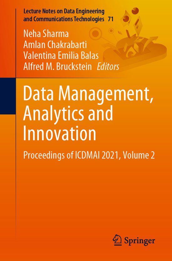 Lecture Notes on Data Engineering and Communications Technologies71- Data Management, Analytics and Innovation