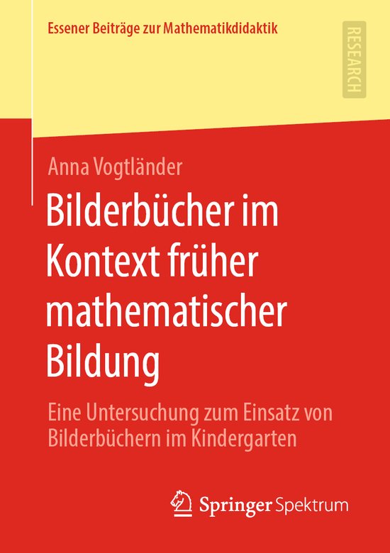 Essener Beiträge zur Mathematikdidaktik- Bilderbücher im K ... - cover
