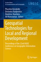 Lecture Notes in Geoinformation and Cartography- Geospatial Technologies for Local and Regional Development