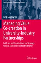 Managing Value Co creation in University Industry Partnerships