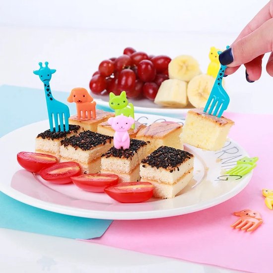 10 en fruitprikkers - Prachtige set - juwelier