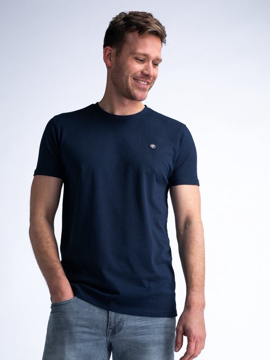 Petrol Industries - T-shirt Logo Homme Seashine - Blauw - Taille L
