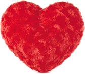 Rood Hart Liefdes Pluche Knuffel 25 cm {Liefde Love Heart Plush Hartje - Ik hou van jou / I love you - Knuffelbeer Teddybeer Valentijnsdag Moederdag - Beer met hart - Rozenbeer - Red Pink Heart}