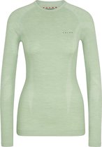 FALKE dames lange mouw shirt Wool-Tech - thermoshirt - groen (quiet green) - Maat: L
