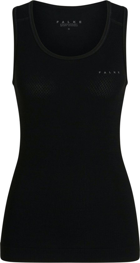 FALKE dames tanktop Wool-Tech Light - thermoshirt - zwart (black) - Maat: