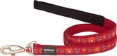 Rd Leiband Paw Impressions Rood-xs 12mmx1,2m - Hond - Animal Boulevard - L4-pi-re-12 - Rood