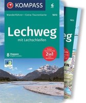 KOMPASS Wanderführer Lechweg mit Lechschleifen, 16 Touren und Etappen mit Extra-Tourenkarte