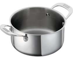 Kuhn Rikon - Allround Series - Kookpan 3.1L - RVS - Roestvrijstaal, Keramisch, Gas, Halogeen, Inductie