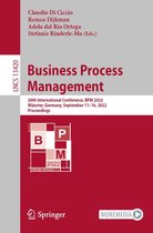 Lecture Notes in Computer Science 13420 - Business Process Management