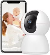 Babyfoon met Camera en App - Video & Audio Monitor - White Noise - Slaaptrainer - Beveiligingsfunctie - Premium