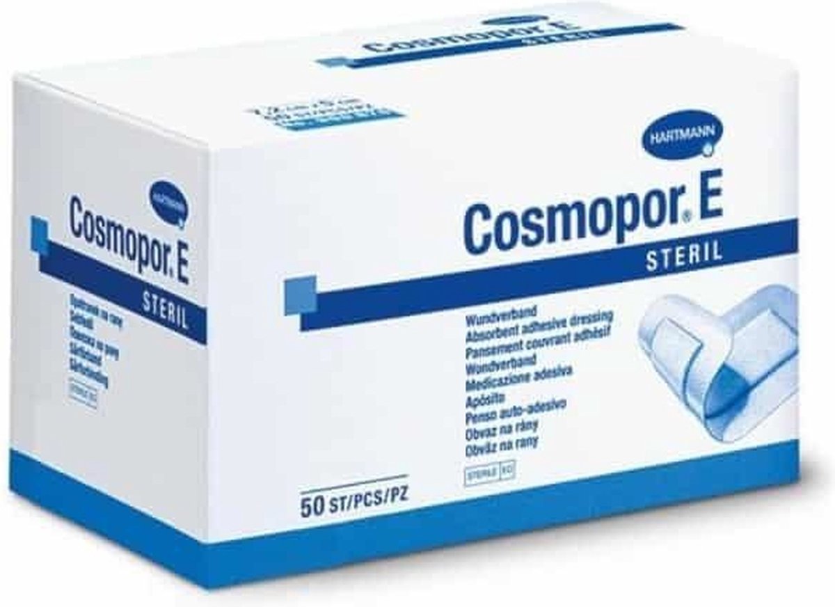 Goedkoopste Hartmann - Cosmopor E - zelfhechtend wondverband - 8 x 15cm