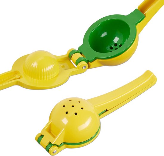*** Citruspers Citroenpers - Limoenpers - Sinaasappel juicer - Handmatige Fruitpers - Metaal - Citroen, Limoen, Sinaasappel Juicer - van Heble® *** van Heble® — afbeelding 3