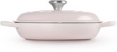 Bol.com Le Creuset Braadpan Campagnard Signature Shell Pink - ø 30 cm / 3.5 Liter aanbieding