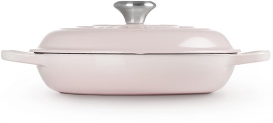 Le Creuset Braadpan Campagnard Signature Shell Pink - ø 30 cm / 3.5 Liter