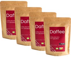 Daffee koffie, dadel koffie, een duurzame en heerlijke koffie alternatief gemaakt van geüpcycled dadel bonen, gezond, organisch, en caffeine vrij.(4*250gr) Daffee koffie, dadel koffie, een duurzame en heerlijke koffie alternatief gemaakt van geüpcycled dadel bonen, gezond, organisch, en caffeine vrij.(4*250gr)