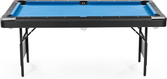 BuckShot Pooltafel Atlanta 6ft - Inklapbare poten - Blauw — afbeelding 2