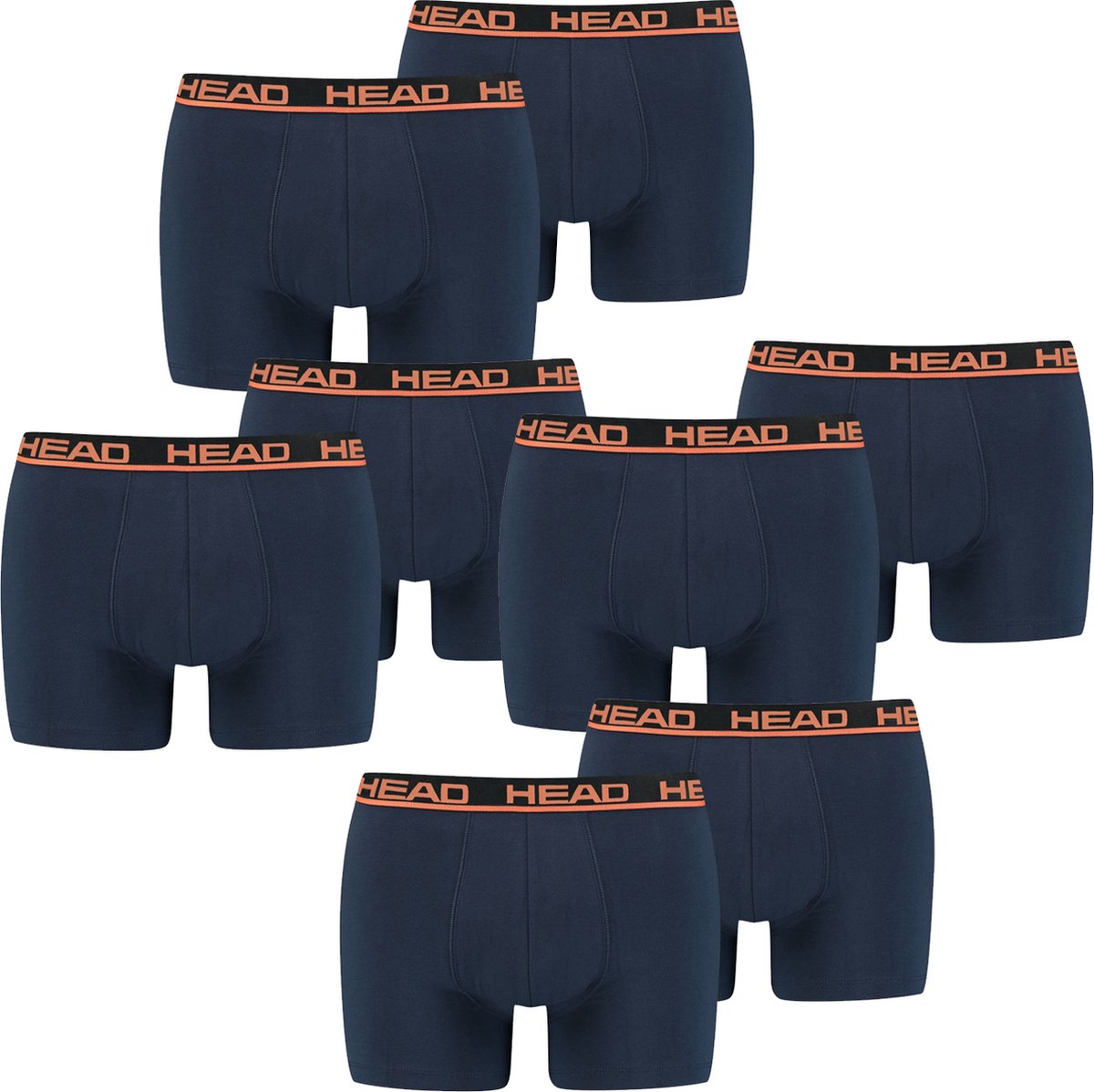 HEAD Heren Boxershorts HEAD BASIC BOXER 8er Pack Veelkleurig XL