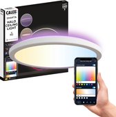 Calex Halo Plafonnier LED intelligente - 30cm - Wifi Lampe de Plafond - RVB et lumière blanche chaude - Blanc