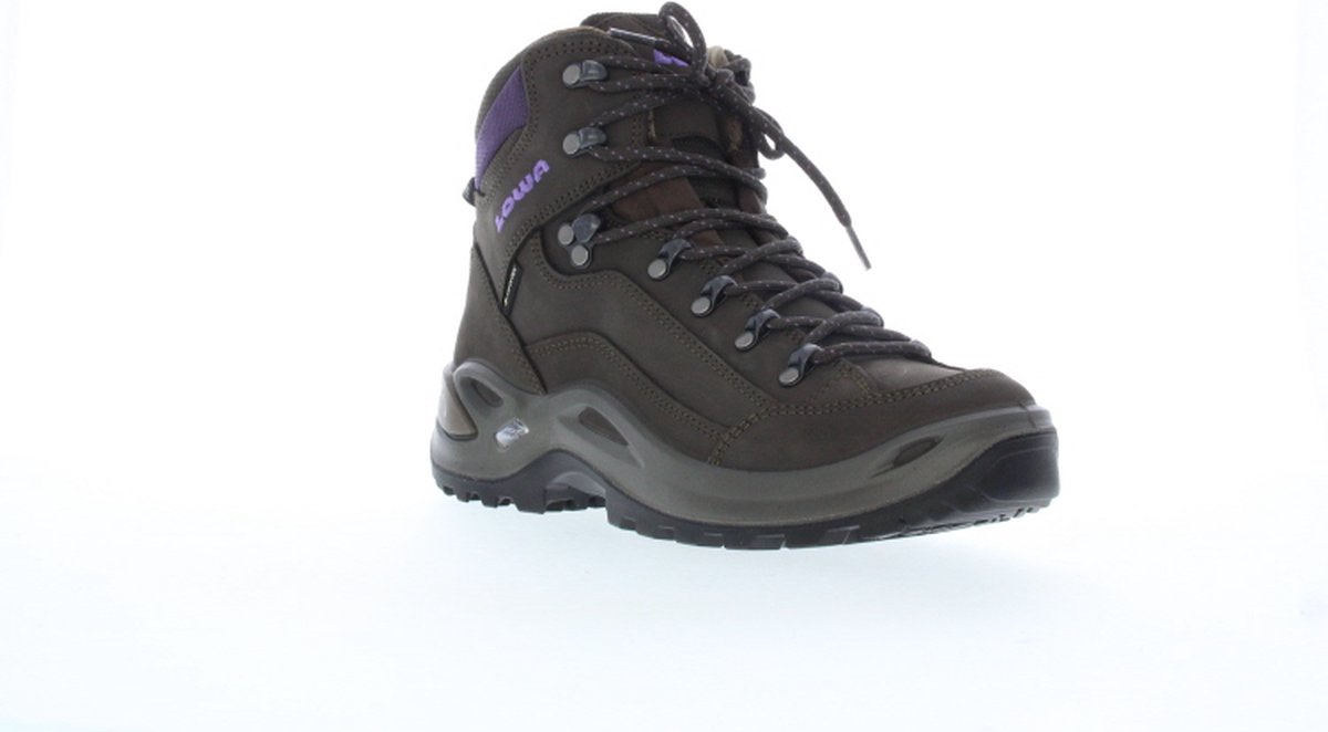 Lowa Renegade GTX® Mid Ws Wandelschoenen Dames 38 Slate / Blackberry