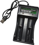 TB USB oplader voor de meeste cameradeurbel / deurbel cameras met losse batterijen zoals batterijnummers 18500, 18650, 18350, 10440, 14500, 16340, 16650, 14650 batterijen met een normale spanning van 3,7 volt wordt geladen met 4,2 v