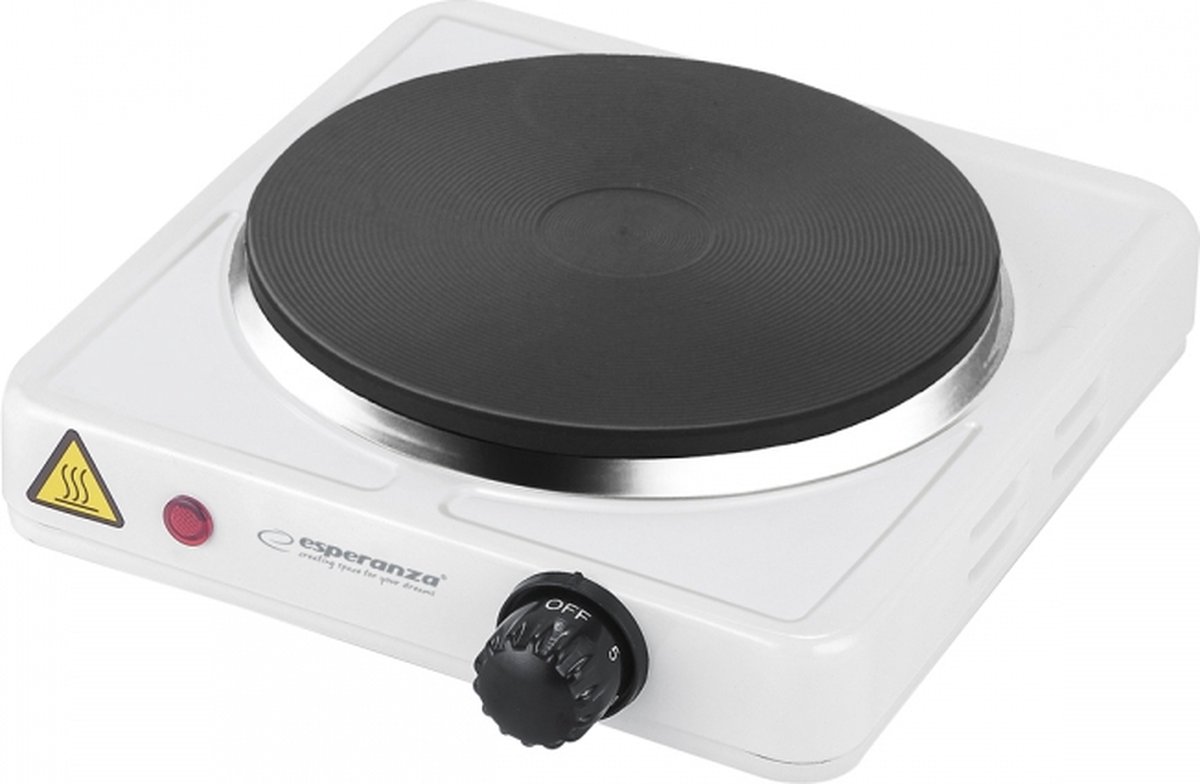 Esperanza EKH002W kookplaat Zwart, Wit Aanrecht Gesealde plaat 1 zone(s)