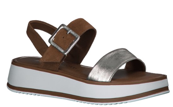 Marco Tozzi Dames Sandaal 2-28240-42 960 F-breedte Maat: 38 EU