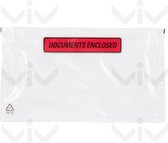 Paklijstenvelop 250 Stuks, 'Documents Enclosed', 220 x 160 mm