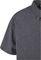 Urban Classics - Lightweight Denim Overhemd - XXL - Grijs