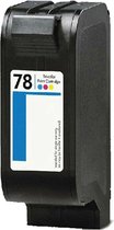 Inktcartridge Geschikt voor HP 78 | 1x Kleur Geschikt voor Officejet G55 - G85 - G95 - K60 - K80 - Photosmart 1000 - 1100 - 1115 - DeskJet 1180C - 1220C - 1280