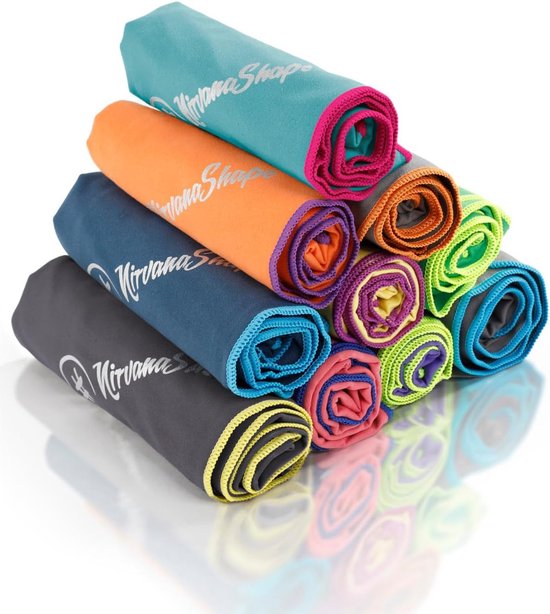 Microvezel handdoek - reishanddoek, badhanddoek voor vakantiegangers in vele kleuren - compacte, sneldrogende microvezel handdoeken als strandhanddoek, sporthanddoek - voor reizen,