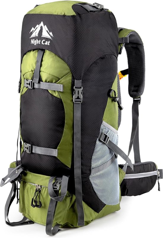 Sac à dos de randonnée 70 litres sac à dos de trekking sac à dos de voyage homme femme respirant pour camping trekking alpinisme escalade vélo de randonnée