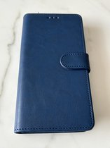 PU Leder wallet Case - Book Case Flip Cover Hoesje Met Stand Functie - Beschermhoes Met Pasjes Houder - Geschikt voor Samsung Galaxy A55 / A55 5G - Blauw