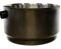 XLBoom Rondo Party IJsemmer - RVS - Zwart - 39,5 × 35,5 × 19,5 cm