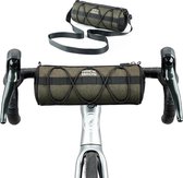 Fietsstuurtas, multifunctionele fietstas voor stuur, opbergtas met schouderriem voor MTB, racefiets, ca. 2 l
