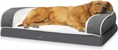 Canapé pour animaux de compagnie (101x66x20cm), lit d'angle orthopédique pour chien