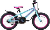 Bikestar kinderfiets Urban Jungle 16 inch, paars/turquoise