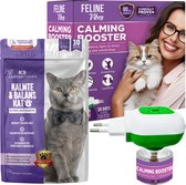 Calming booster Feromonen Verdamper Kat - Met antistress supplement voor katten - Antistressmiddel - Kalmerend en rustgevend - Bij agressie, sproeien, angst